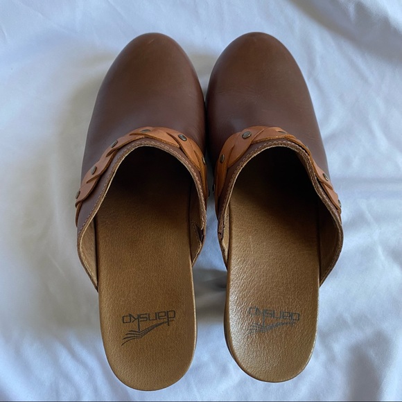 Dansko Rach Leather Clog Brown 39 - Picture 4 of 14